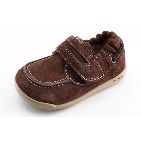 Robeez Brown Leather Casual Shoes Toddler Boys Sz 19‎ - Picture 1 of 6